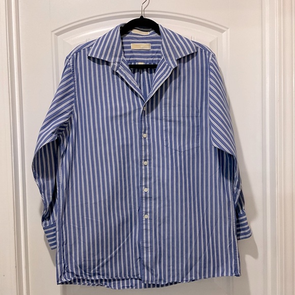 Michel Michael Kors Men’s 16 32/33 Large plaid dress shirt. - Picture 2 of 3